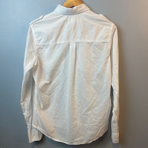 Magellan White Button Up Lightweight breathable size L 100% cotton - Picture 2 of 9